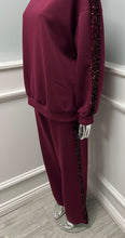 Load image into Gallery viewer, Sequin detail tracksuit
