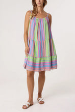 Load image into Gallery viewer, Aztec strap cotton dress
