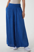 Load image into Gallery viewer, Printed wide leg trouser
