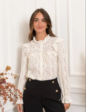 Load image into Gallery viewer, Kilky lace mesh shirt
