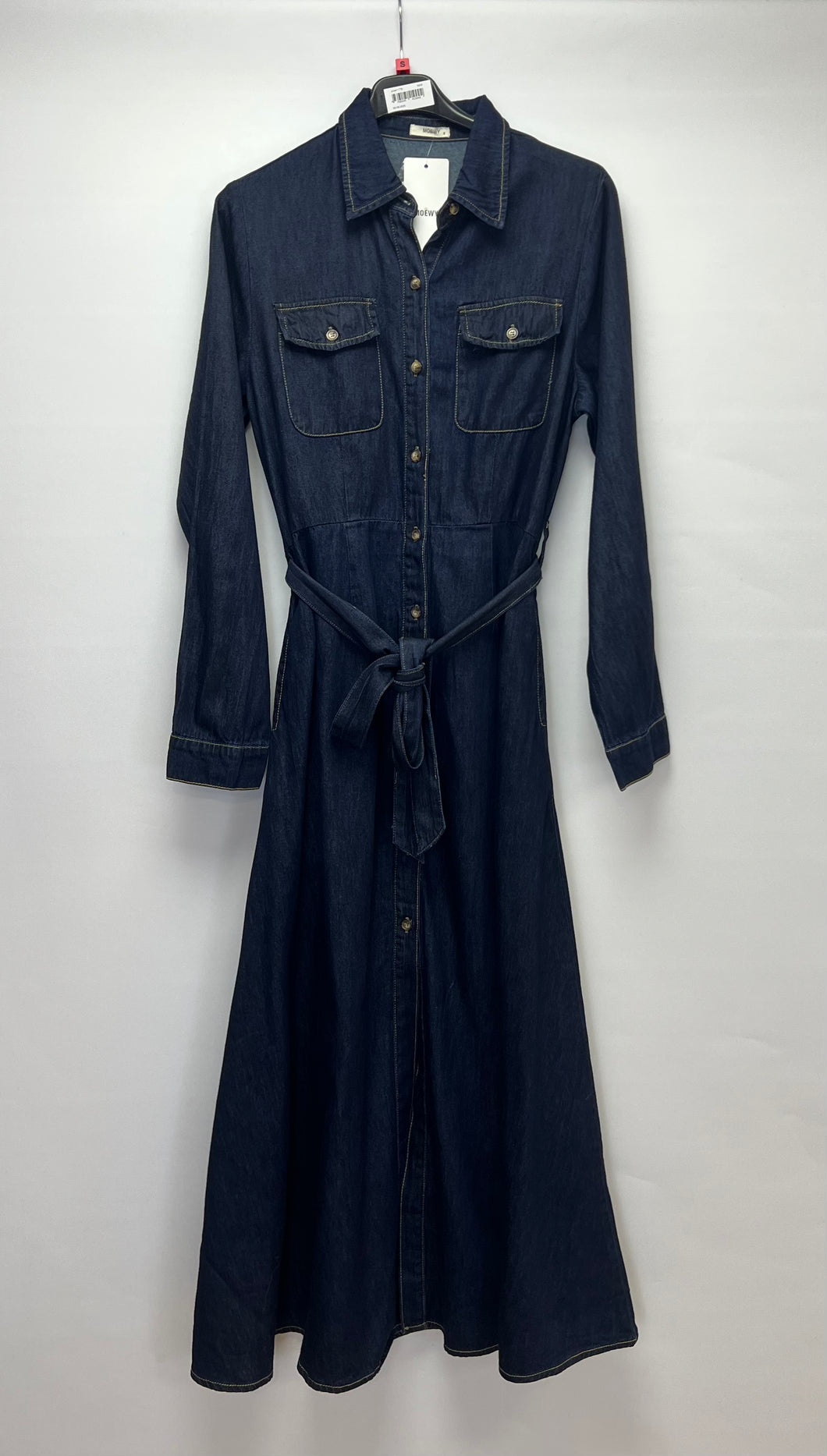 Moewy denim shirt dress