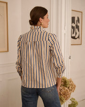 Load image into Gallery viewer, InApril 1986 cotton stripe overshirt
