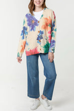 Load image into Gallery viewer, Soft knit flower cardigan
