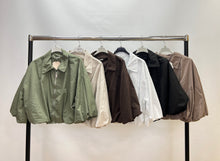 Load image into Gallery viewer, Cotton puff sleeve jacket
