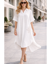 Load image into Gallery viewer, Embroidered tunic dress
