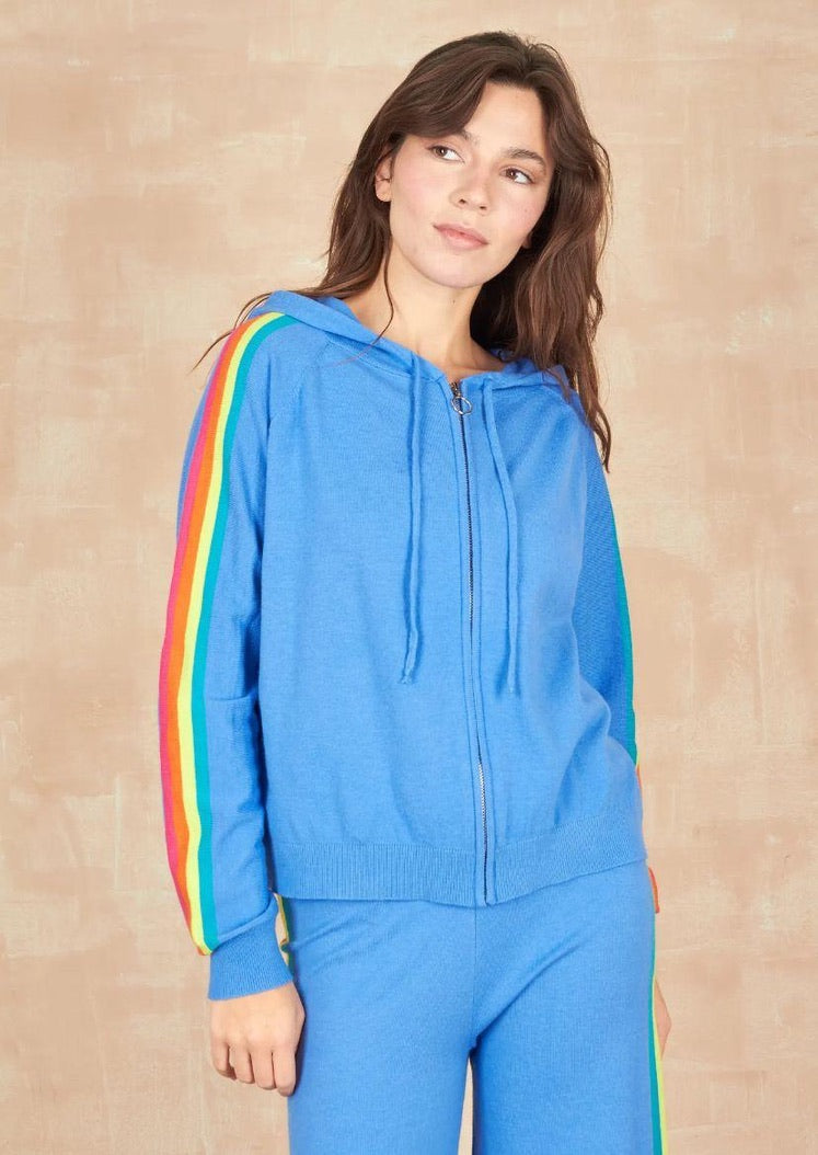 Luminous stripe hoody