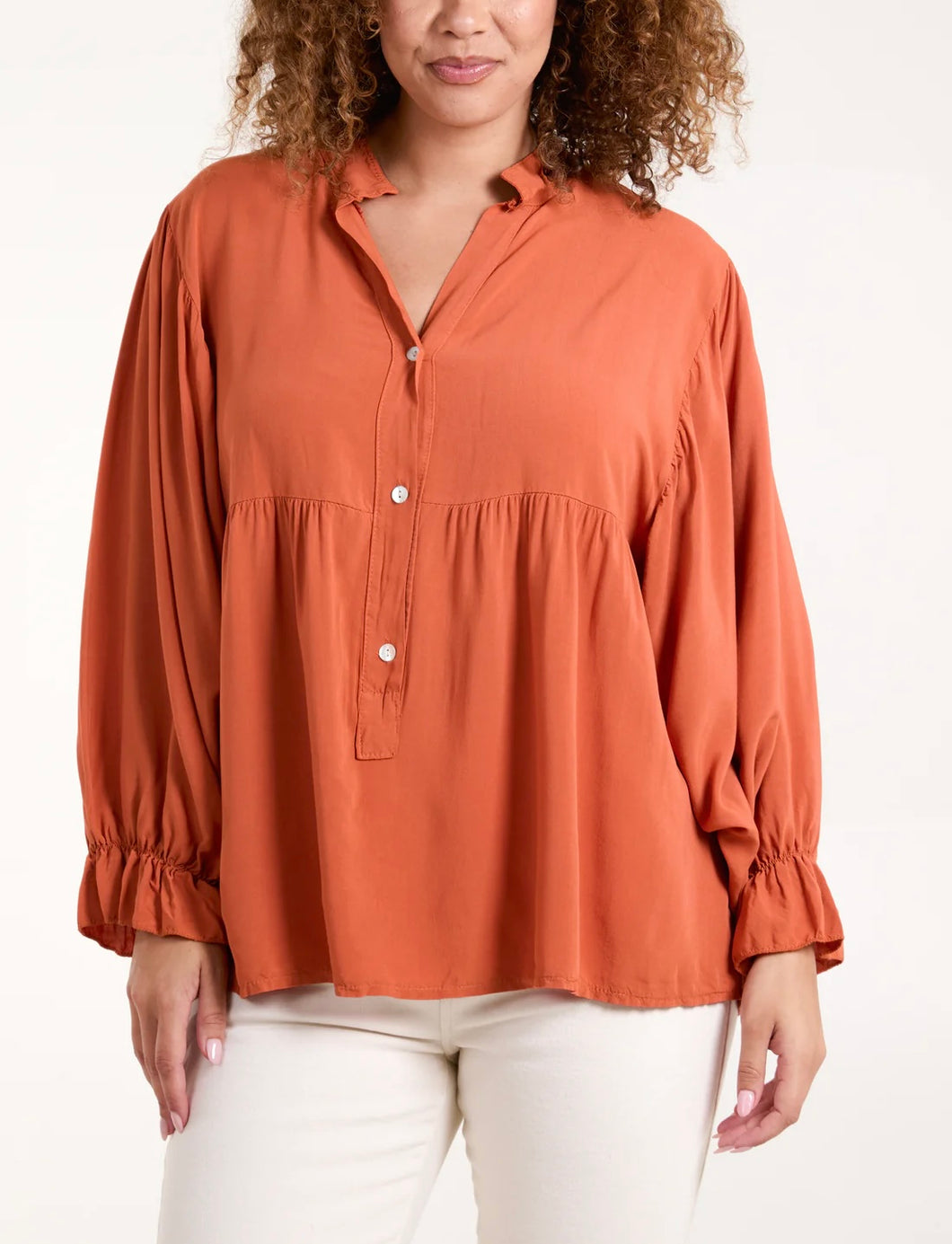 Jersey batwing blouse