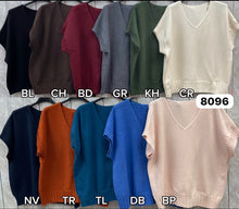 Load image into Gallery viewer, Knitted v-neck tank top
