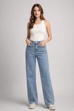 Load image into Gallery viewer, Miss Bon rope flare jeans
