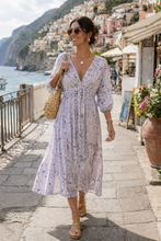 Load image into Gallery viewer, Paisley cheesecloth cotton dress
