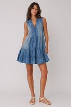 Load image into Gallery viewer, Denim sleeveless dress
