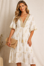 Load image into Gallery viewer, Paisley crochet dress
