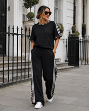 Load image into Gallery viewer, Leopard stripe tracksuit
