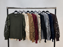 Load image into Gallery viewer, Viki lace sleeve jumper
