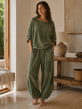 Load image into Gallery viewer, Chenille co-ord loungewear set
