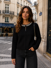 Load image into Gallery viewer, Bisou Project embellished cardigan
