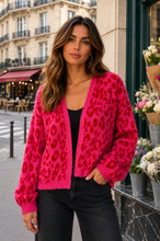Load image into Gallery viewer, Leopard print cardigan
