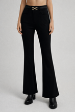 Load image into Gallery viewer, Yu &amp; Me buckle flared jeggings
