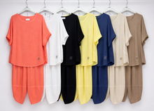 Load image into Gallery viewer, Stonewashed cotton loungewear set
