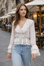 Load image into Gallery viewer, Lace detail top
