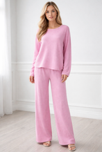 Load image into Gallery viewer, Soft knit round neck loungewear
