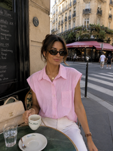 Load image into Gallery viewer, Stripe sleeveless top
