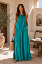 Load image into Gallery viewer, Alpini silk overlay dress
