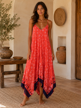 Load image into Gallery viewer, Printed handkerchief dress
