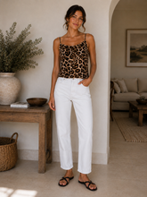 Load image into Gallery viewer, Leopard print strap vest
