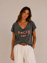 Load image into Gallery viewer, Rockstar stonewashed t-shirt

