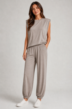 Load image into Gallery viewer, Shoulder pad loungewear co-ord
