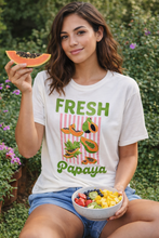 Load image into Gallery viewer, Papaya cotton t-shirt
