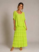 Load image into Gallery viewer, Silk tiered dress
