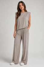 Load image into Gallery viewer, Shoulder pad loungewear co-ord
