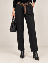 Load image into Gallery viewer, Sugarbabe pinstripe belt magic trouser
