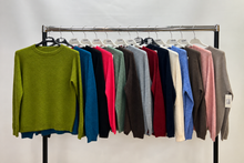 Load image into Gallery viewer, Plain round neck knitted jumper
