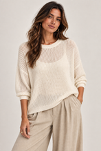 Load image into Gallery viewer, Soft knit mesh jumper
