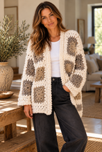 Load image into Gallery viewer, Crochet square cardigan
