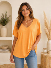 Load image into Gallery viewer, Jersey v-neck t-shirt
