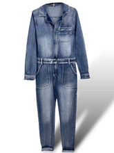 Load image into Gallery viewer, Melly denim boiler suit
