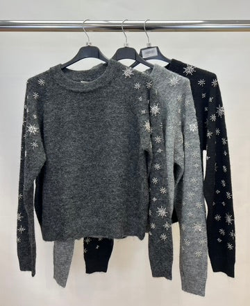 Enzoria firework sleeve jumper