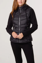 Load image into Gallery viewer, Knitted sleeve padded jacket
