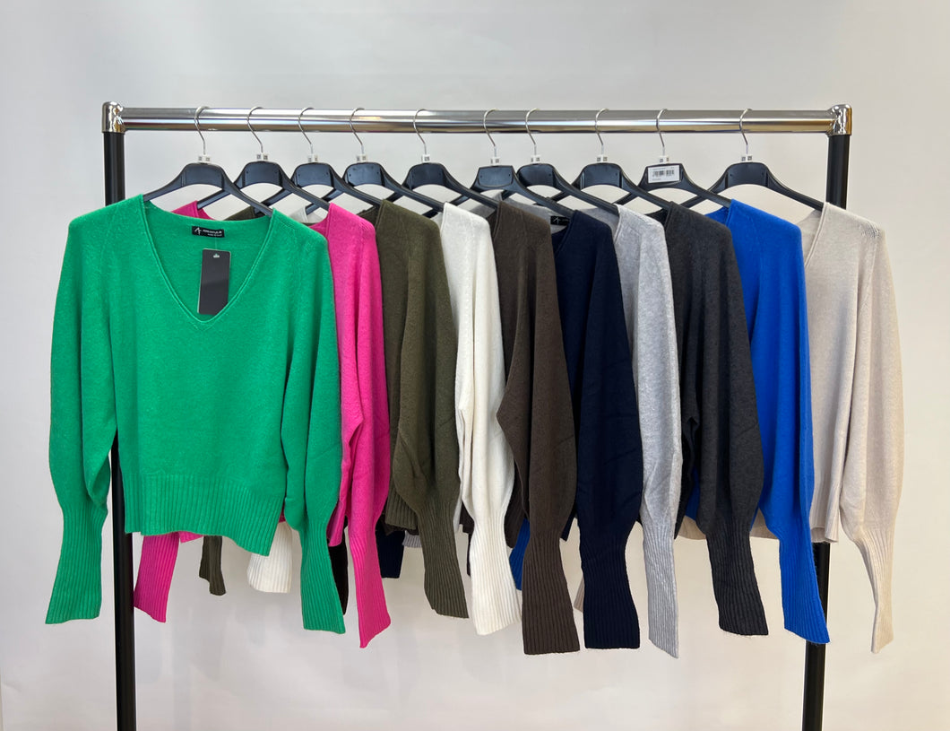 Alpini cuffed v-neck jumper