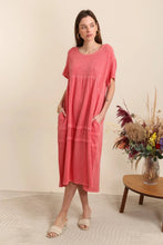 Load image into Gallery viewer, Sugarbabe stonewashed linen dress
