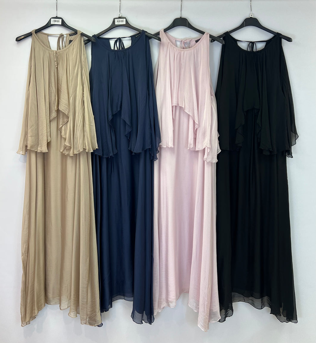 Alpini silk maxi dress