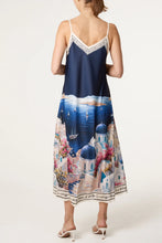 Load image into Gallery viewer, Satin landscape dress
