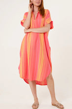 Load image into Gallery viewer, Aztec cheesecloth midi dress
