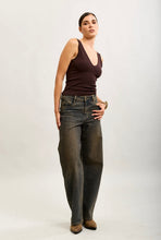 Load image into Gallery viewer, Toxik3 rhinestone sand washed jeans
