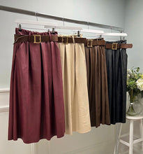 Load image into Gallery viewer, Leather belt skirt
