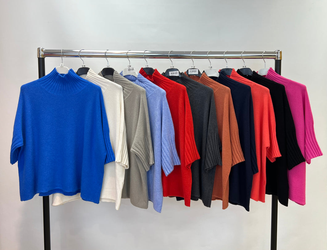 Alpini high neck jumper